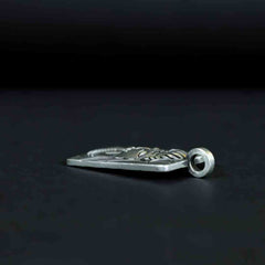 Meditating Shiv Silver Pendant