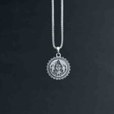Shivji Coin Silver Pendant