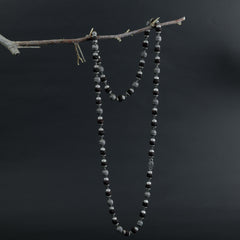 Rudraksh Silver Mala