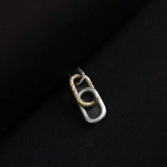 Loop silver pendant