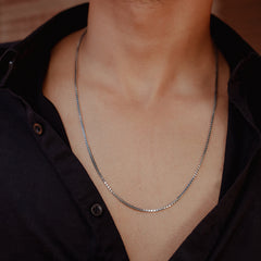 Silver Essence Square Chain