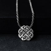 Hexa Path Silver Pendant