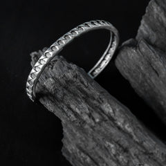 Silver Checkerboard Cuff-bracelet