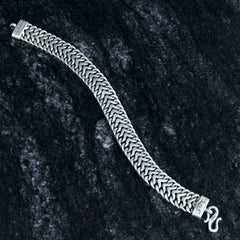 Victory Strap Silver Bracelet