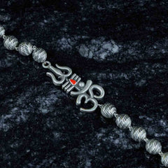 Om Trishul Rudraksh Bracelet