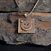 Divine Duality Silver Pendant