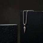 3D Sword Silver Pendant