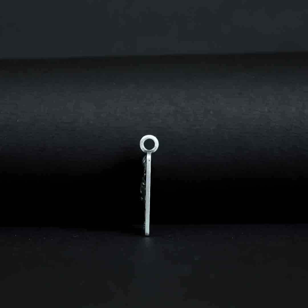 Meditating Shiv Silver Pendant