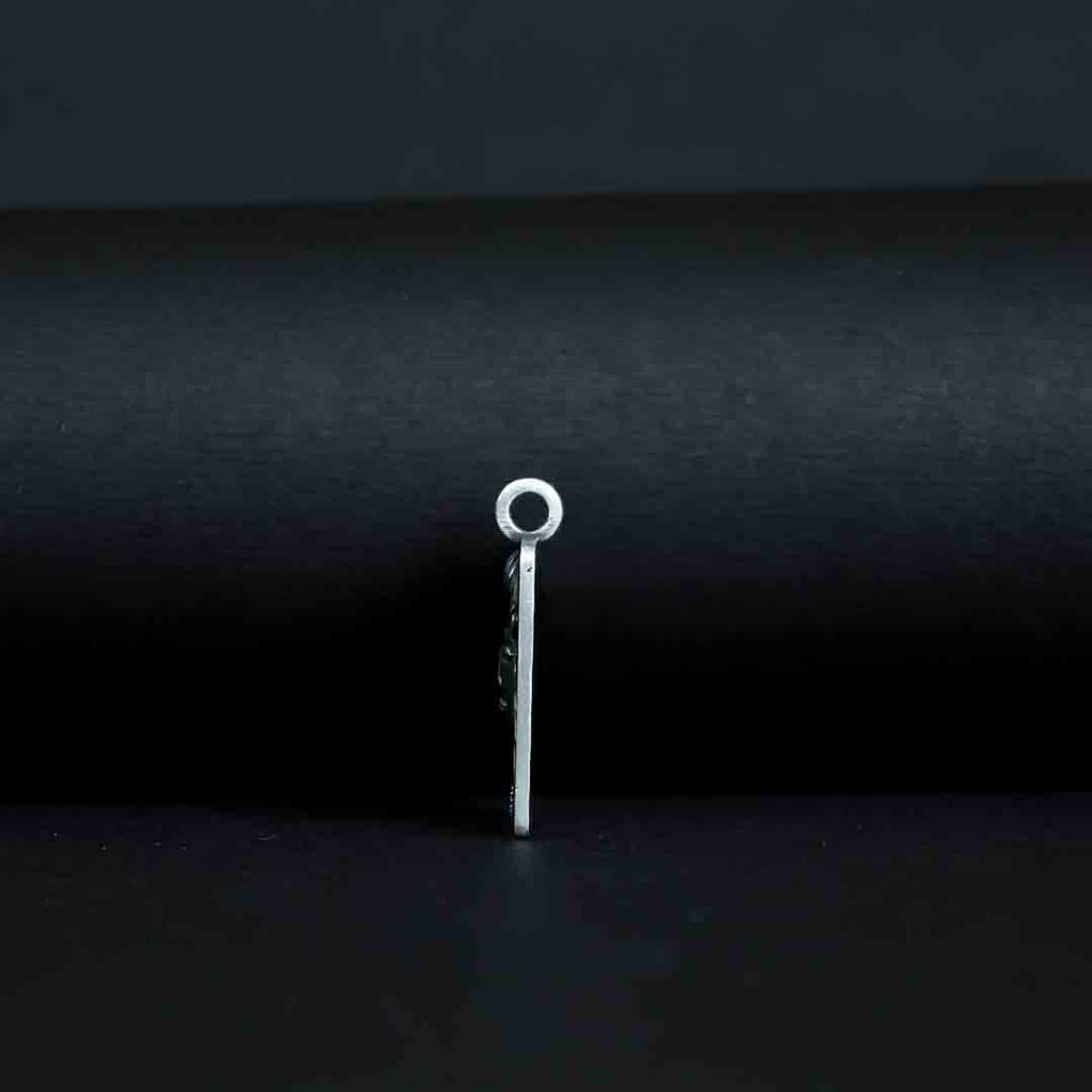 Meditating Shiv Silver Pendant