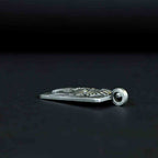 Meditating Shiv Silver Pendant