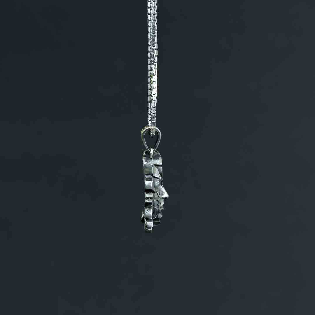Avatar 3D Silver Pendant