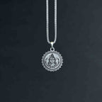 Shivji Coin Silver Pendant