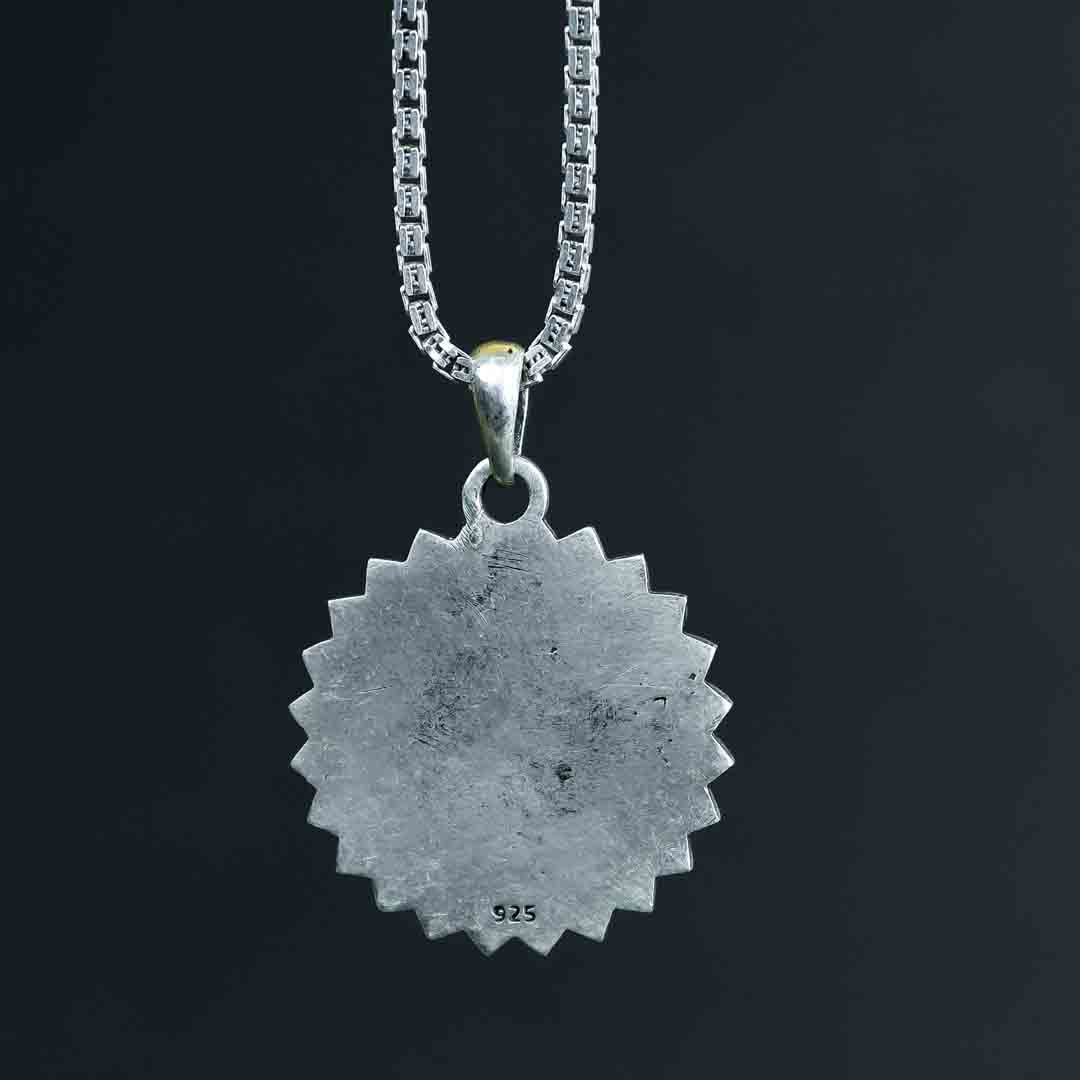 Shivji Coin Silver Pendant