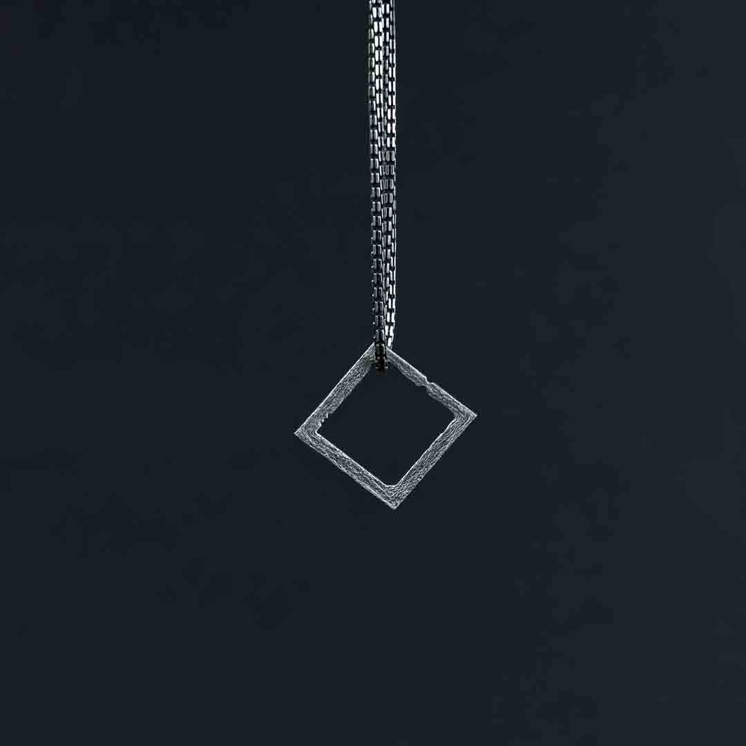 Frame Silver Pendant