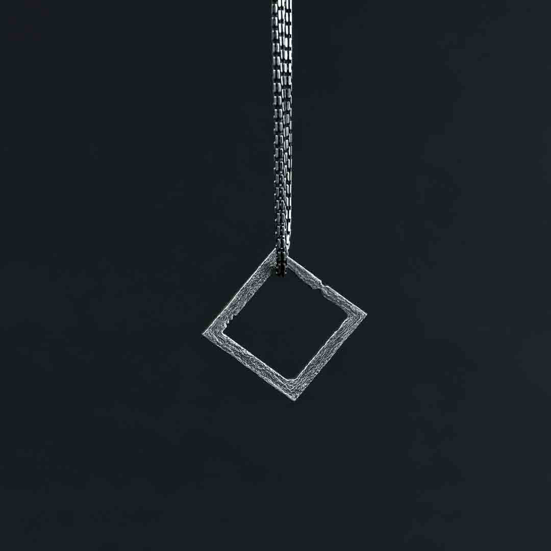 Frame Silver Pendant