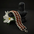 AGNI | 925 Silver Rudraksha Bracelet