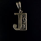 Alphabet silver Pendant
