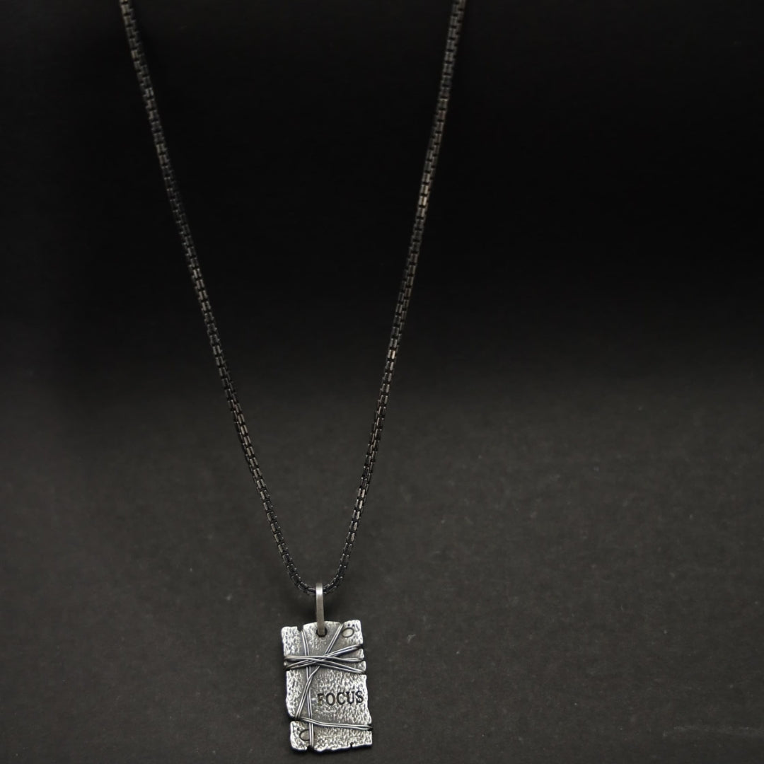 Focus Silver pendant