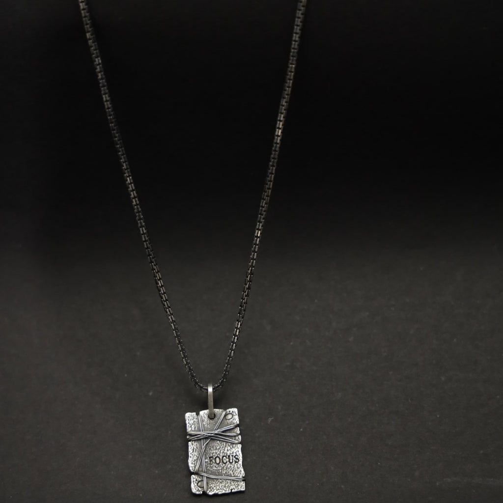 Focus Silver pendant