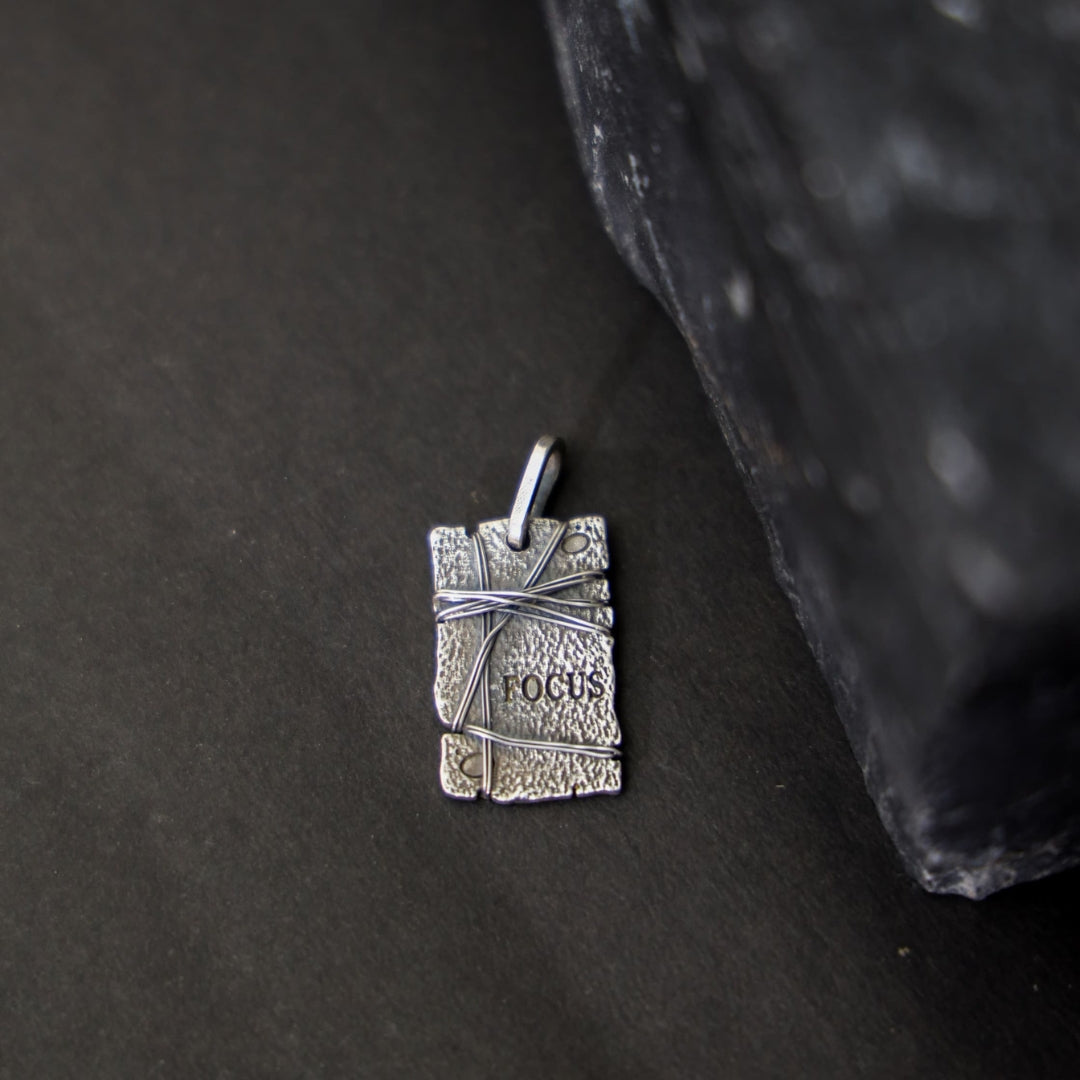 Focus Silver pendant