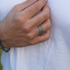 Silver Web band