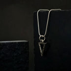 Hollow Triangle Silver Pendant