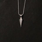 3D Sword Silver Pendant