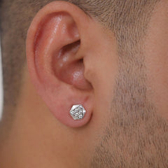 Hexa Diamond Stud