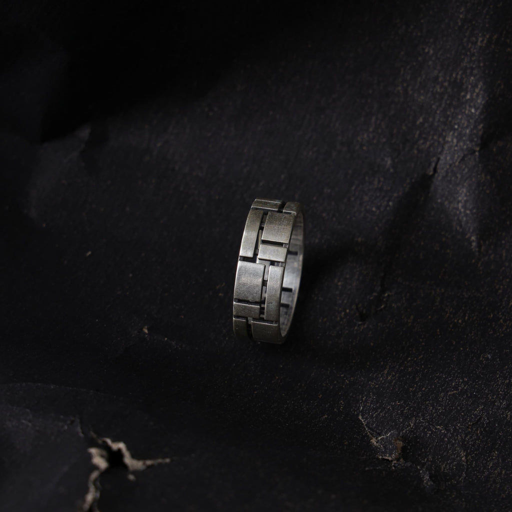 Silver Mosaic Ring