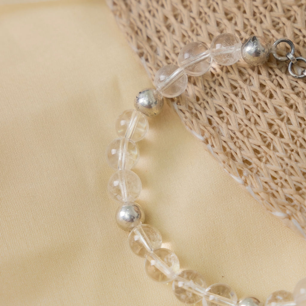 Spathik Crystal Silver Bracelet