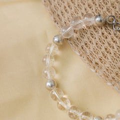 Spathik Crystal Silver Bracelet