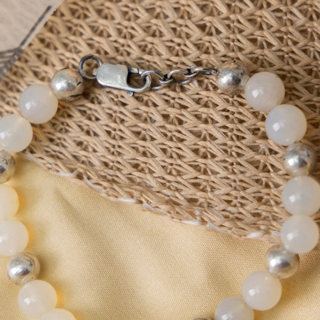 Moonstone silver bracelet