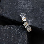Skyline silver pendant