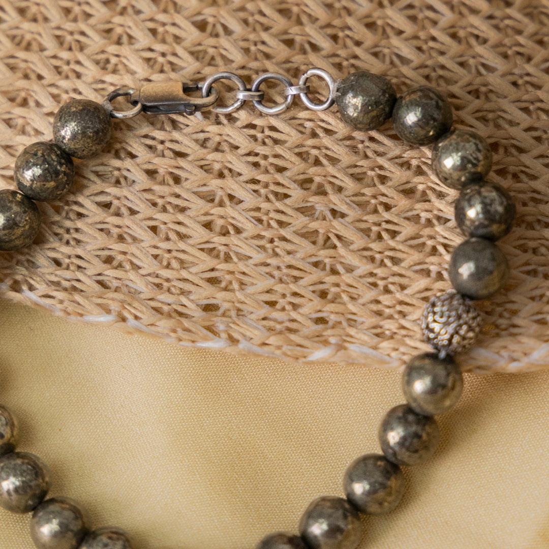 Pyrite Sliver Bracelet