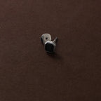 Black Square Stud