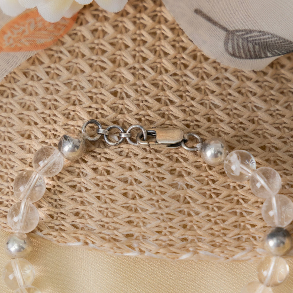 Spathik Crystal Silver Bracelet