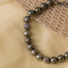 Pyrite Sliver Bracelet