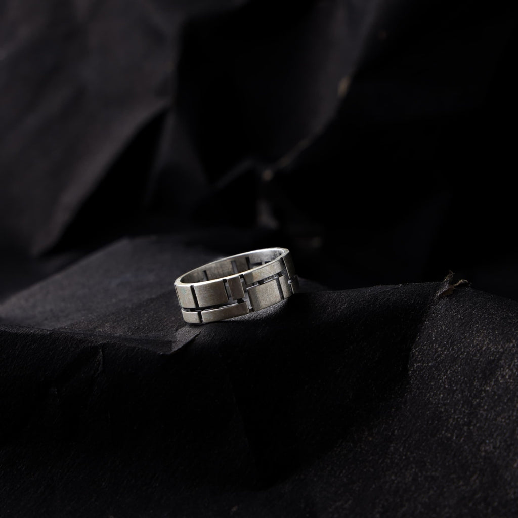 Silver Mosaic Ring