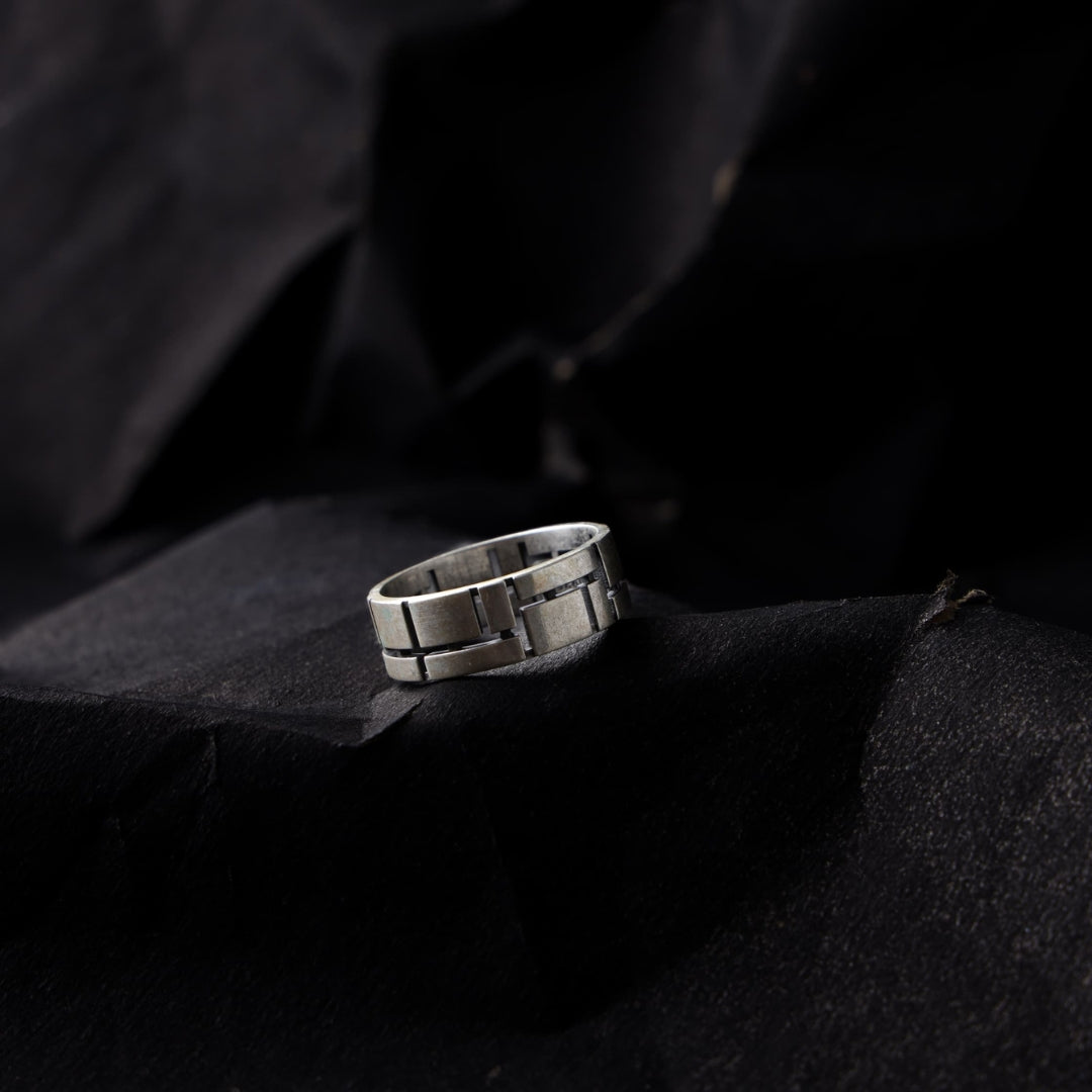Silver Mosaic Ring