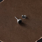 Black Square Stud