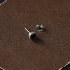 Black Square Stud
