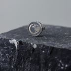 Wolf's Moon Button Clip
