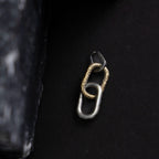 Loop silver pendant