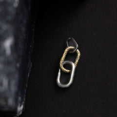 Loop silver pendant