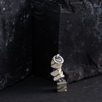 Skyline silver pendant