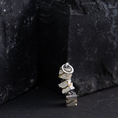 Skyline silver pendant