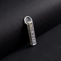 Jade silver pendant