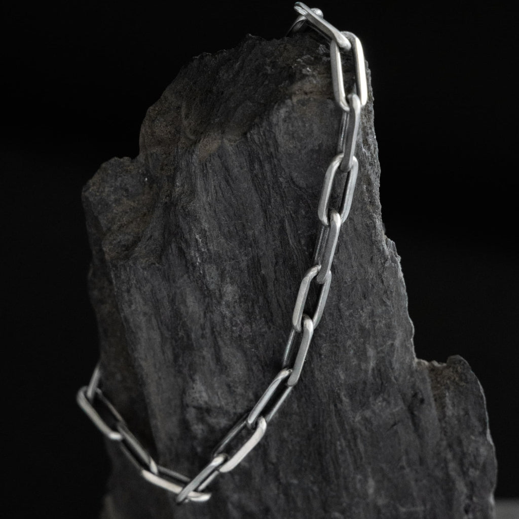 Men's Silver Urban Link loose Bracelet