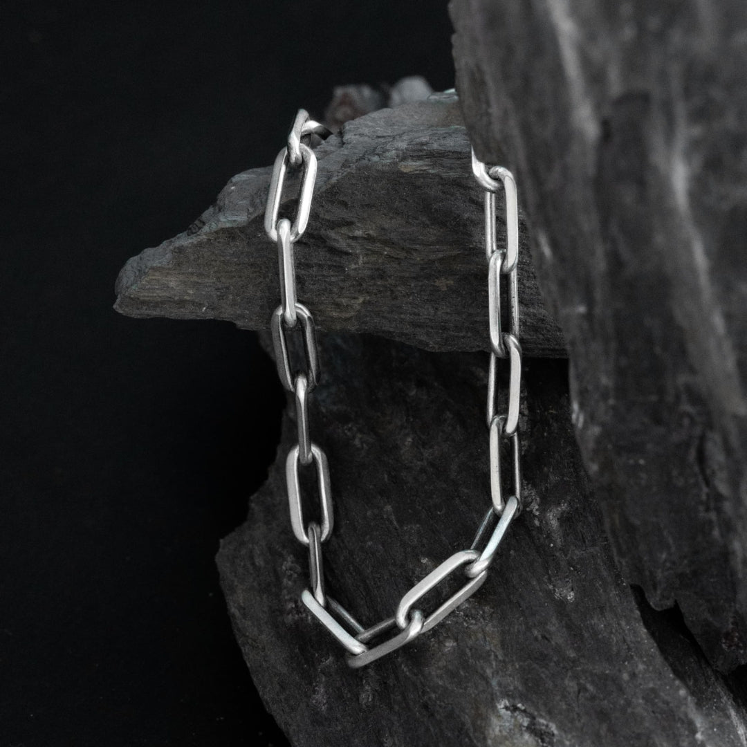 Men's Silver Urban Link loose Bracelet