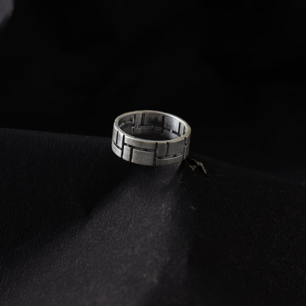 Silver Mosaic Ring